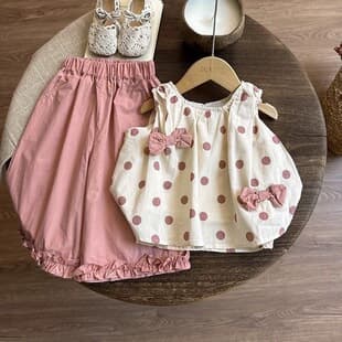 Girls Summer Set 2026 New Summer Outfit Baby Korean Style Children's Trendy Thin Summer