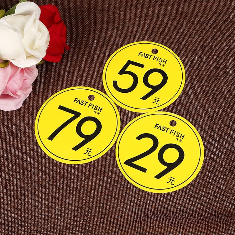 Slot-in Price Tag, Supermarket Aisle Promo Card, Shelf Card, Advertising Promo Sign, PVC Shelf Card
