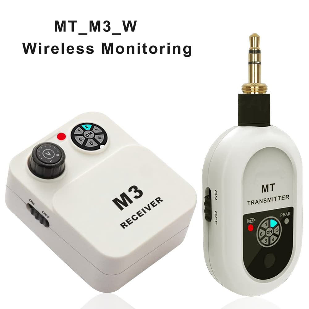 Wireless Monitor Earphones for TikTok Streamers, In-Ear Monitor, Sound Card, Instrument Use, Outdoor Wireless Live Streaming Converter Transmitter