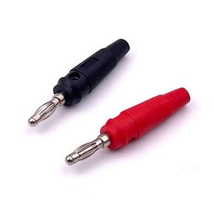 4MM Banana Plug Lantern Plug Soft Rubber Sleeve Solderless Banana Plug Anti-Slip Soft Rubber Banana Plug Lantern Type