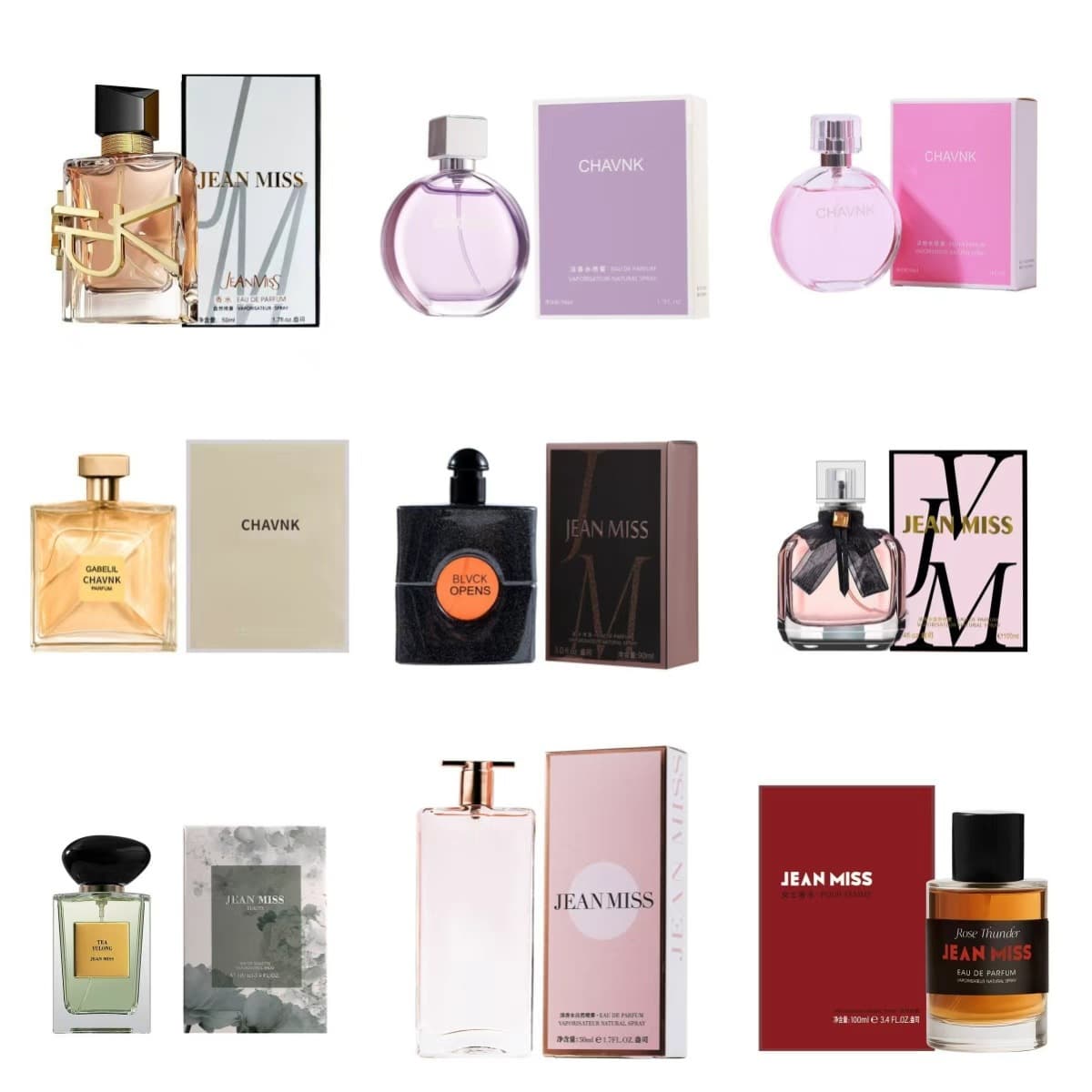 Live Stream Same Model Women's Perfume Designer Encounter True Me Rose Nile Free Water Cross-border Perfume Wholesale