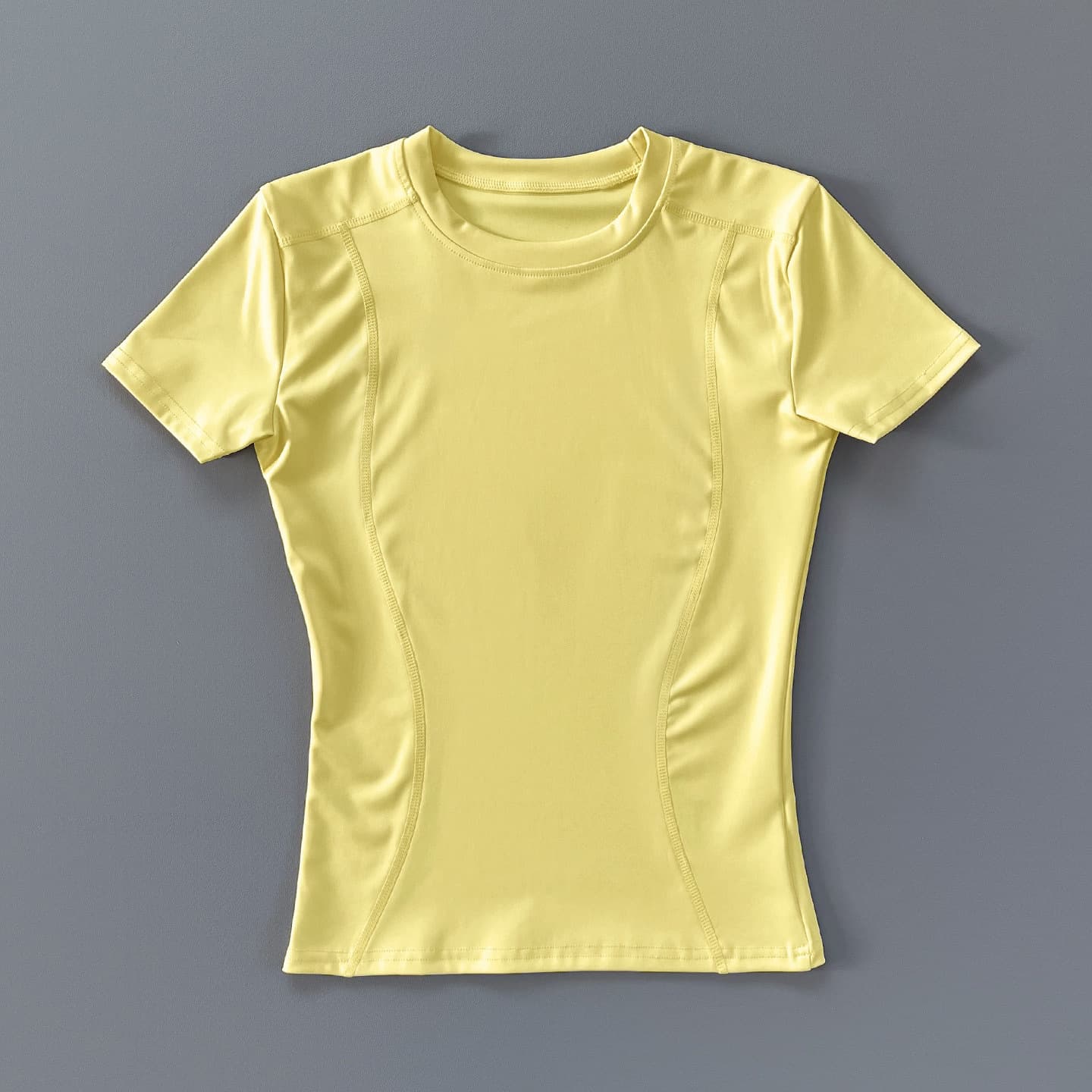 Women's Yoga Top Summer Quick-Dry Tight Short Sleeve Plus Size Running Gear Gym Workout Shorts In Stock