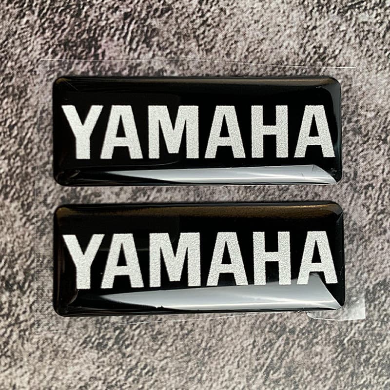 3D Motorcycle Sticker Electric Vehicle Resin Reflective Decal Car Sponsor Sticker Scratch Cover Decorative Decal