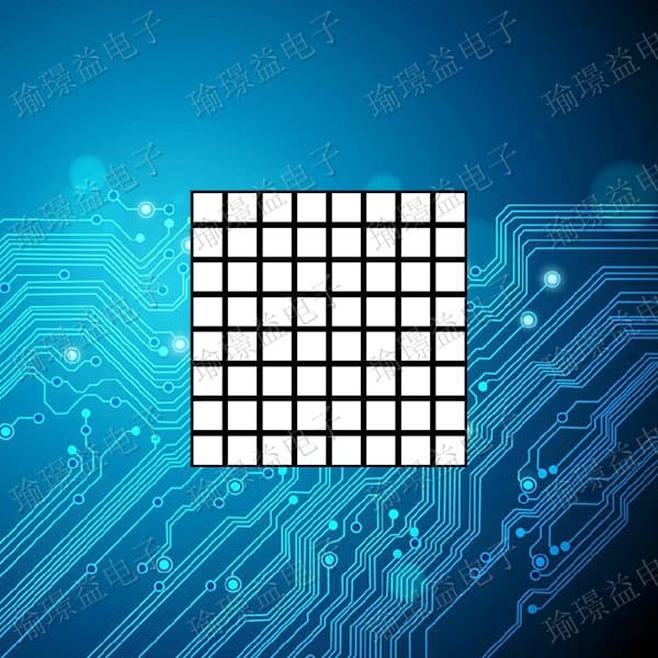 LED Dot Matrix Module F3.0 8*8 Red Square Dot Matrix Module 12288BS In Stock, Volume Discounts Available