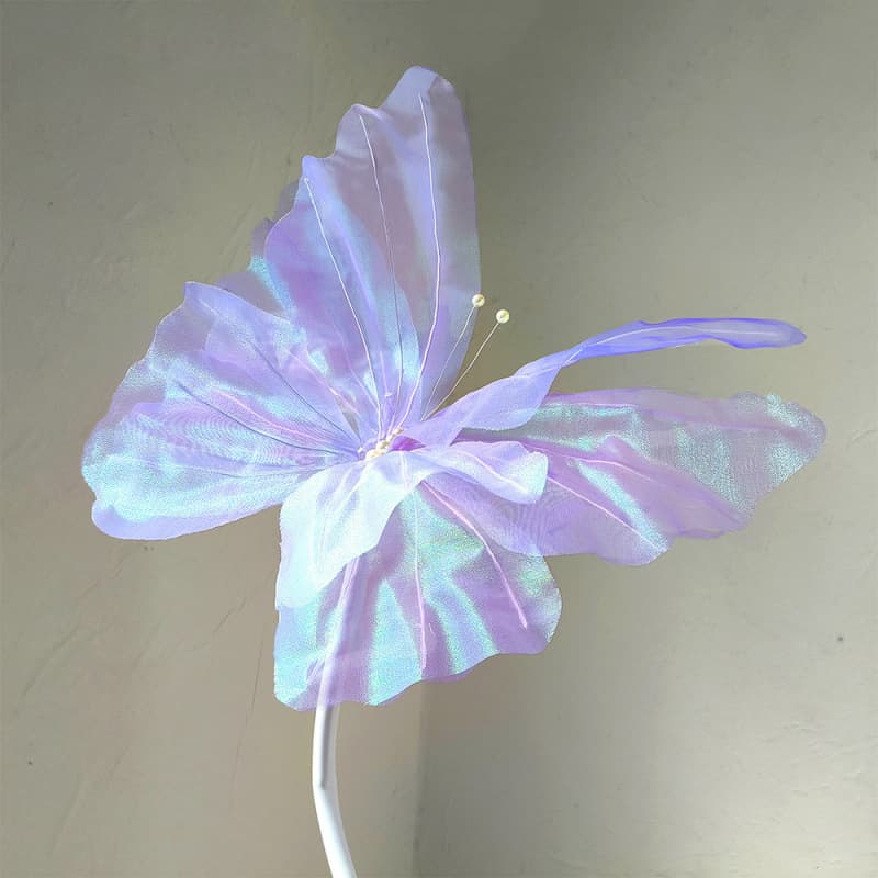 Cross-border simulated three-dimensional butterfly romantic wedding flower wedding decoration props photography engagement photo background props