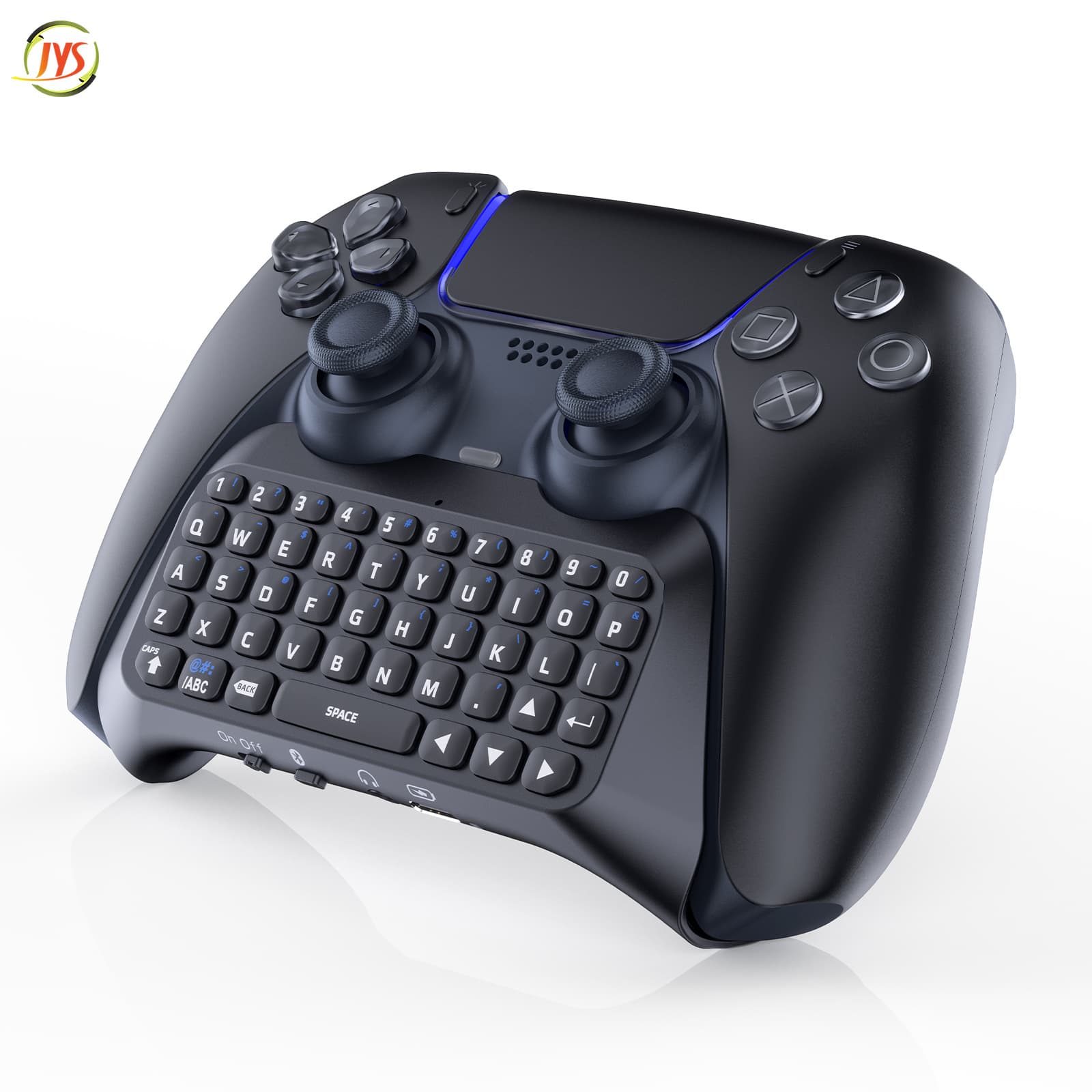 PS5 Controller Wireless Bluetooth External Keyboard with Built-in Speaker for Voice Chat Input Keyboard Game Accessory