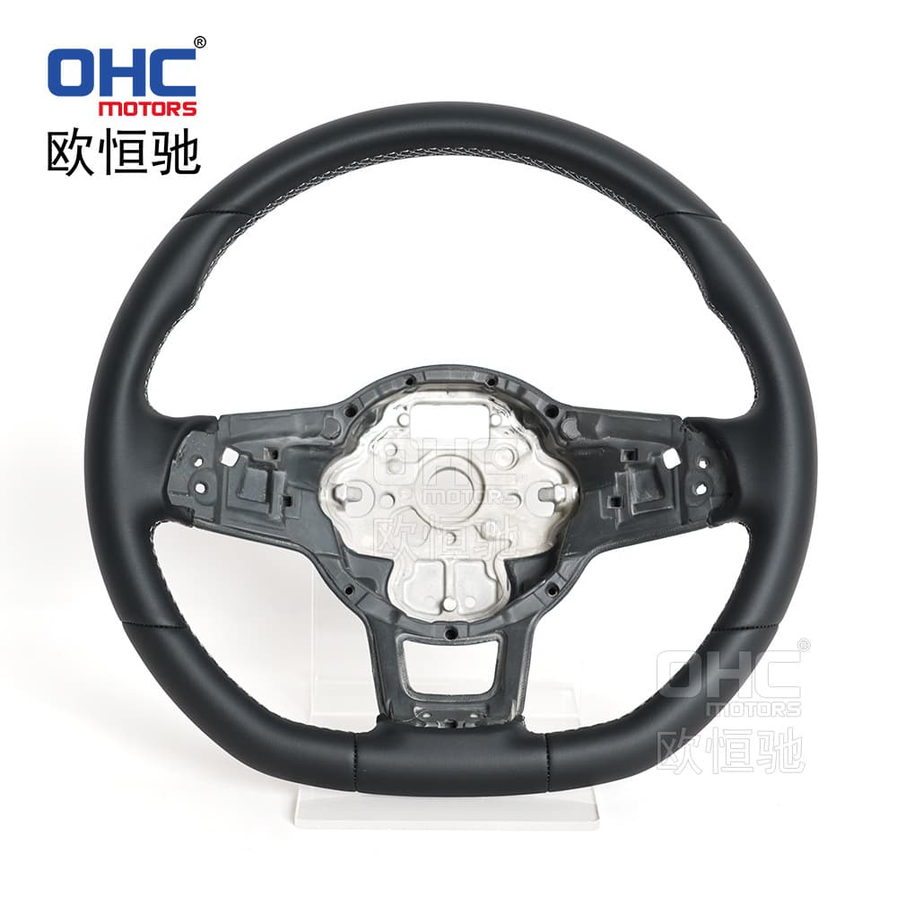 Suitable for 15-19 German Volkswagen GTI Golf 7 modified and upgraded high-end full leather car steering wheels