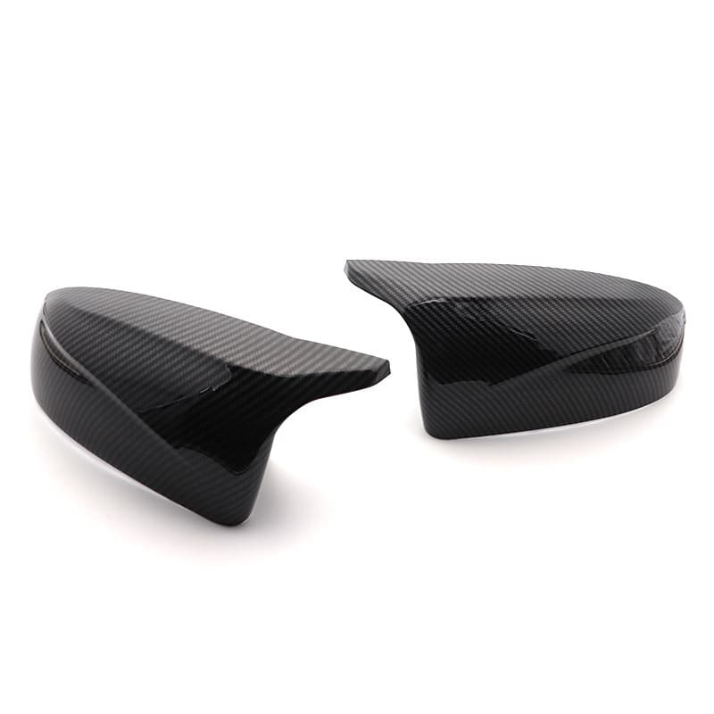 In Stock! Carbon Fiber Gloss Black Horn Style Replacement Side Mirror Cover for BMW X5 X6 E70 E71