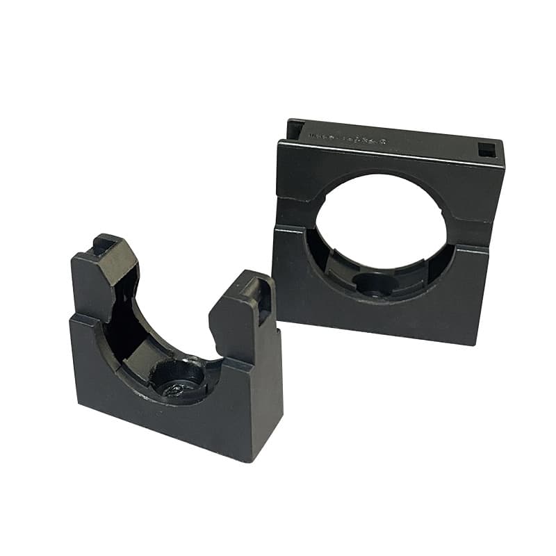 Factory direct stock of easy-to-install corrugated pipe fixing brackets, insulated cable accessories, plastic capped clip fixing bases