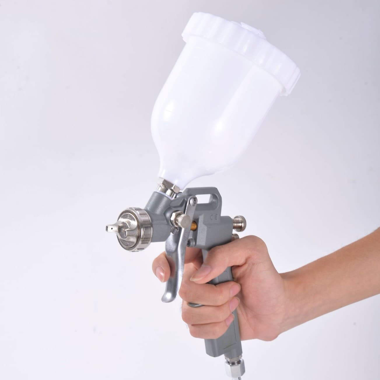 Cross-border Hot Sale S-990 Automotive Topcoat Primer Furniture Paint Spray Gun High Atomization HVLP Quality Pneumatic Spray Gun