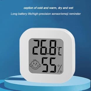 Electronic Thermo-hygrometer Indoor High Precision Wall-mounted Baby Room Thermometer Hygrometer