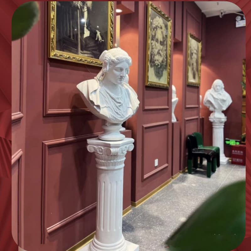 Painting Plaster Column Decoration Sculpture Wedding Item European-style Photography Prop French Roman Column Other