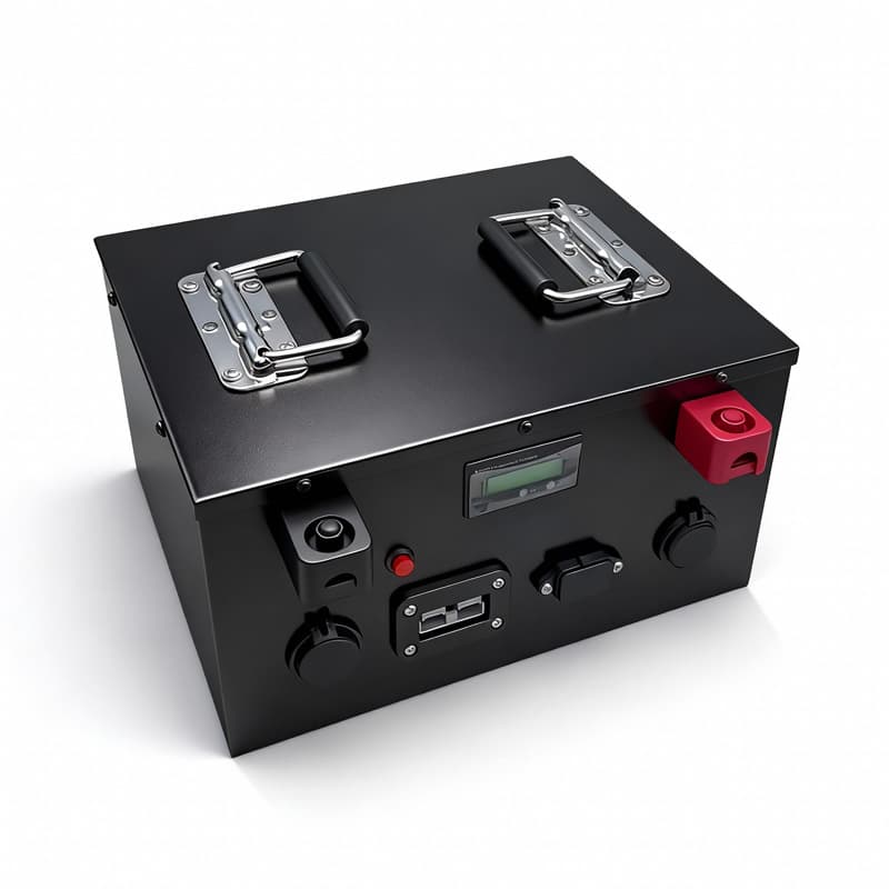 Source Factory 12V Power Lithium Battery for Outdoor Storage Power Supply, Parking Air Conditioner, Compatible with Bluetooth BMS System