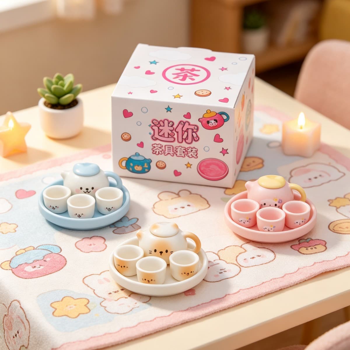 School season decorative gift box ornaments kindergarten class activity atmosphere layout props three-dimensional paper box pile