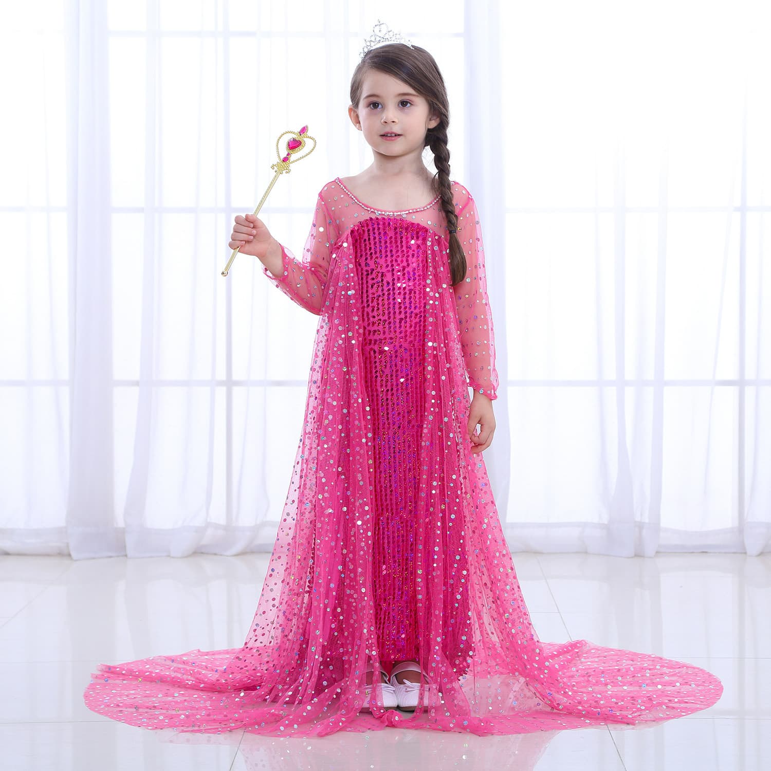 Halloween Children's Clothing 2021 Summer Girls Frozen Dress Elsa Princess Dress Kids Skirt