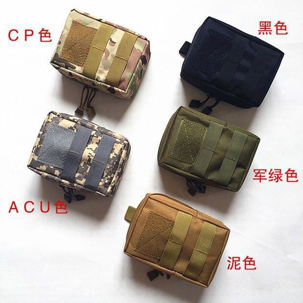 MOLLE Accessory Pouch Hanging Bag Hiking Backpack Organizer EDC Outdoor Sports Military Tactical Waist Bag
