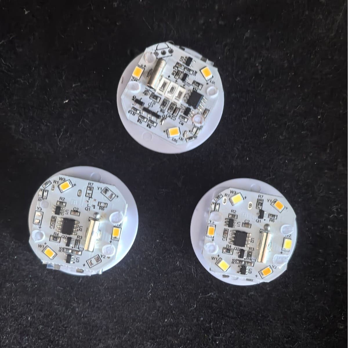 Mini Night Light Tap Light Round Core Accessories Charging Tap Light Base Atmosphere Light 38mm Lamp Holder Accessories