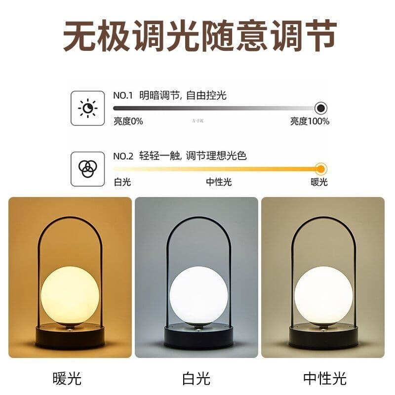 Ambient lighting, camping lighting, ultra-long battery life, table lamp, ambient wall lamp, bedroom lamp, bedside lamp for young people