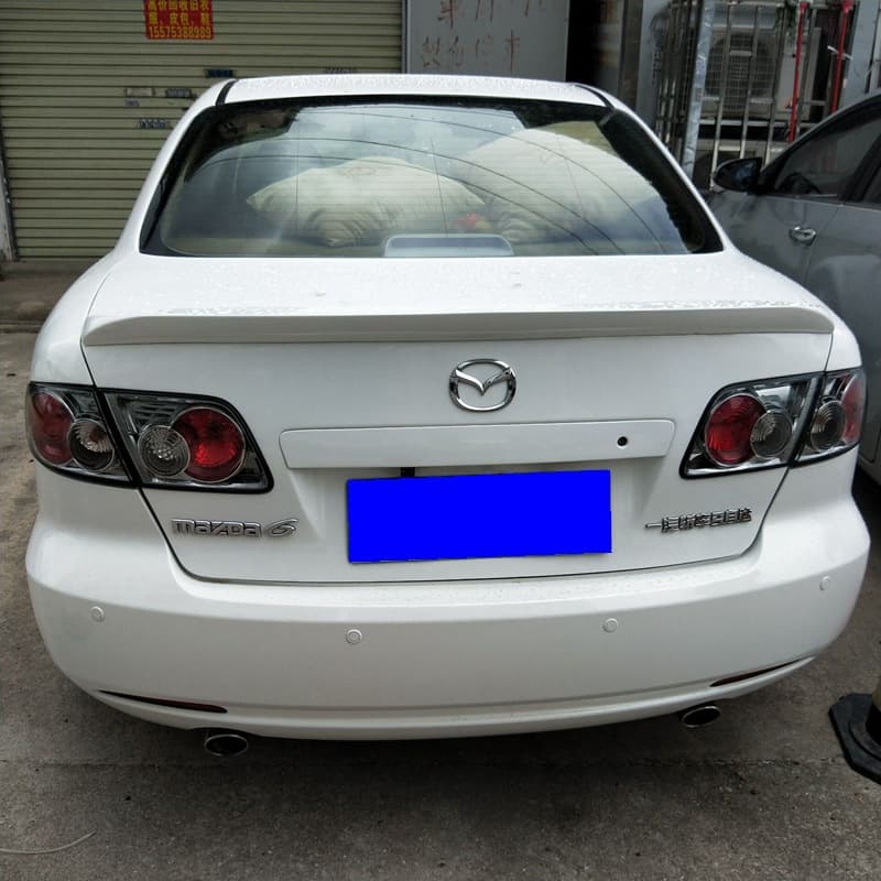 Suitable for 2003-2015 Mazda 6 rear wing. Special punch-free paint-pressed rear wing for classic Mazda 6 modification.