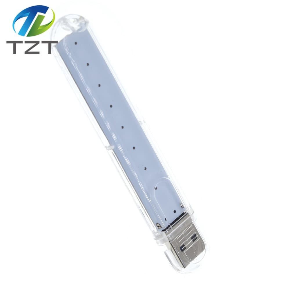 USB night light USB computer light charging treasure night light U disk light 8 LED bright white warm