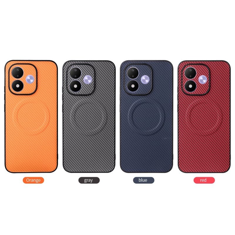 For Redmi Note17 Phone Case Redmi Note 17 Pro Max Protective Case Carbon Fiber Texture Leather Case