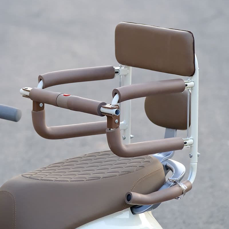 Electric vehicles with rear-mounted child seats, electric motorcycles, scooters, and foldable rear seats that don't take up much space.