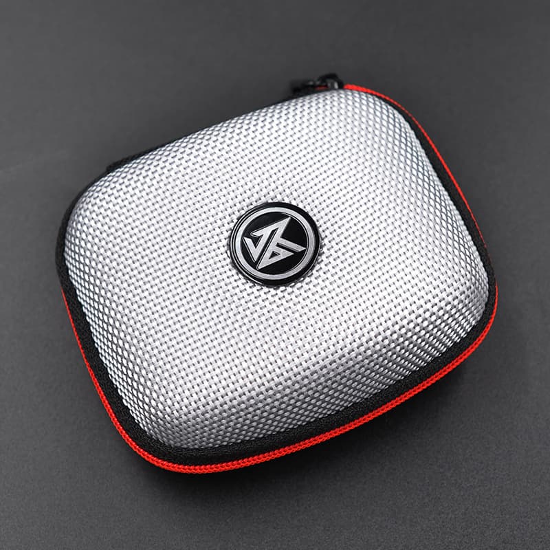KZ Earphone Storage Case Bluetooth Earphone Pouch Square Portable Pressure-Resistant EVA Zipper Bag