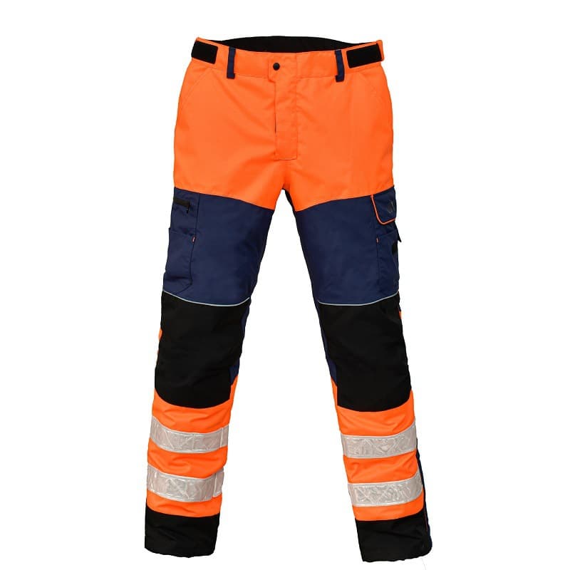 Waterproof Warm Reflective Safety Work Pants High Visibility Waterproof Safety Uniform for Highway Traffic Duty Fluorescent Work Trousers