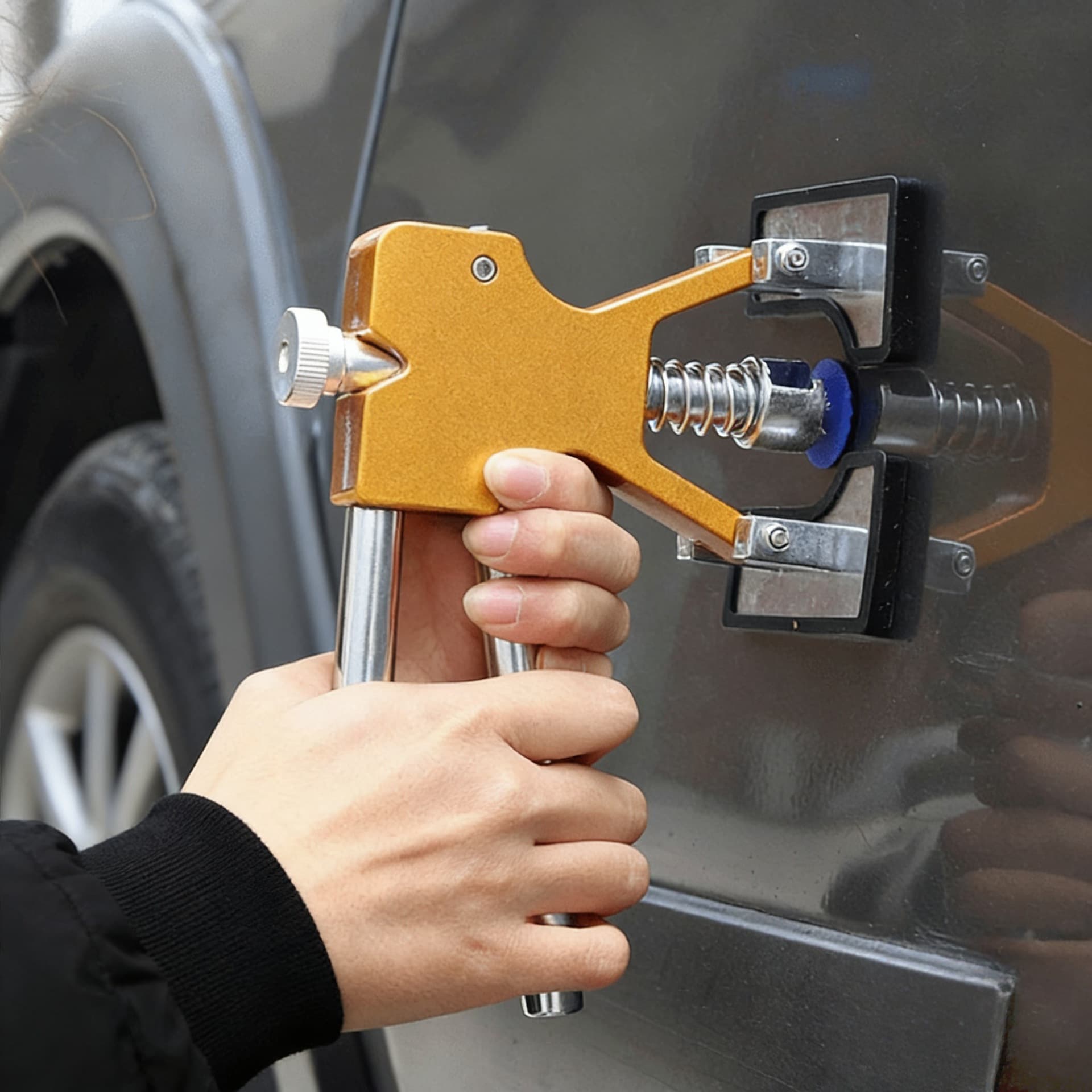 Cross-border Car Dent Repair Tool No Paintless Dent Removal Puller Kit for Door Small Dents