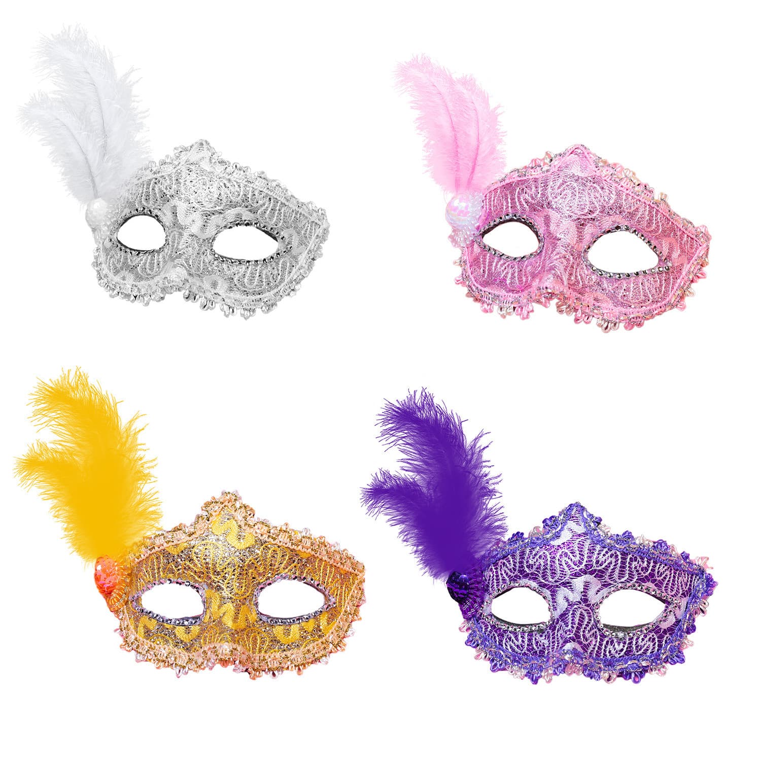 Halloween Masquerade Venetian Patch Painted Princess Party Mask Christmas Mask