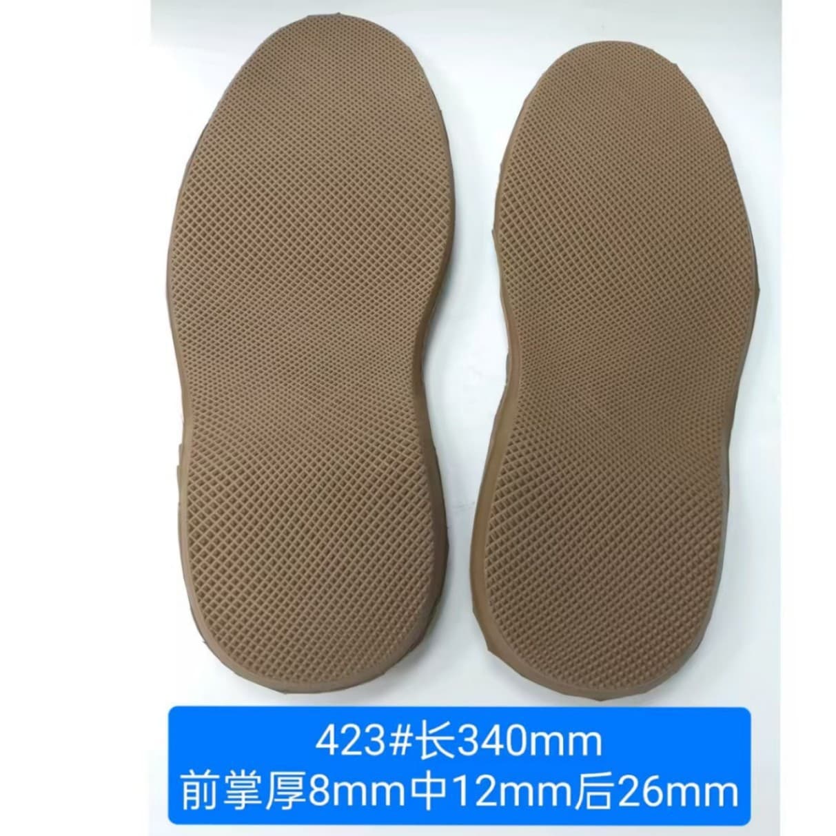 New Diamond Pattern Foam Sole Outdoor Casual Shoes Leather Shoes EVA Sole High Elasticity Lightweight Leather Shoes Large Sole Customizable Cutting