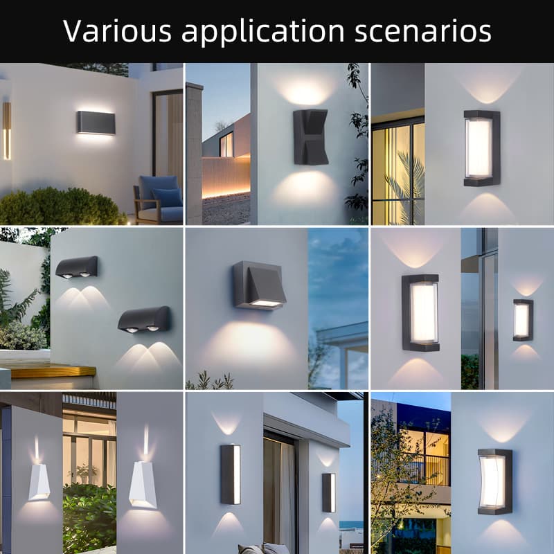 Outdoor wall lamp modern simple LED waterproof creative cross-border foreign trade simple aisle Amazon Wall lamp
