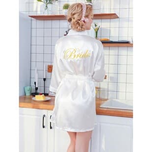 C 85643 Bridal Party Embroidered Sleepwear Cross-border Drop Shipping