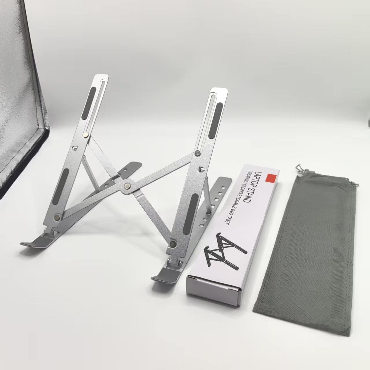 Laptop Stand Multifunctional Foldable Support Height Adjustable Alloy Plastic Tablet Desktop Stand Portable