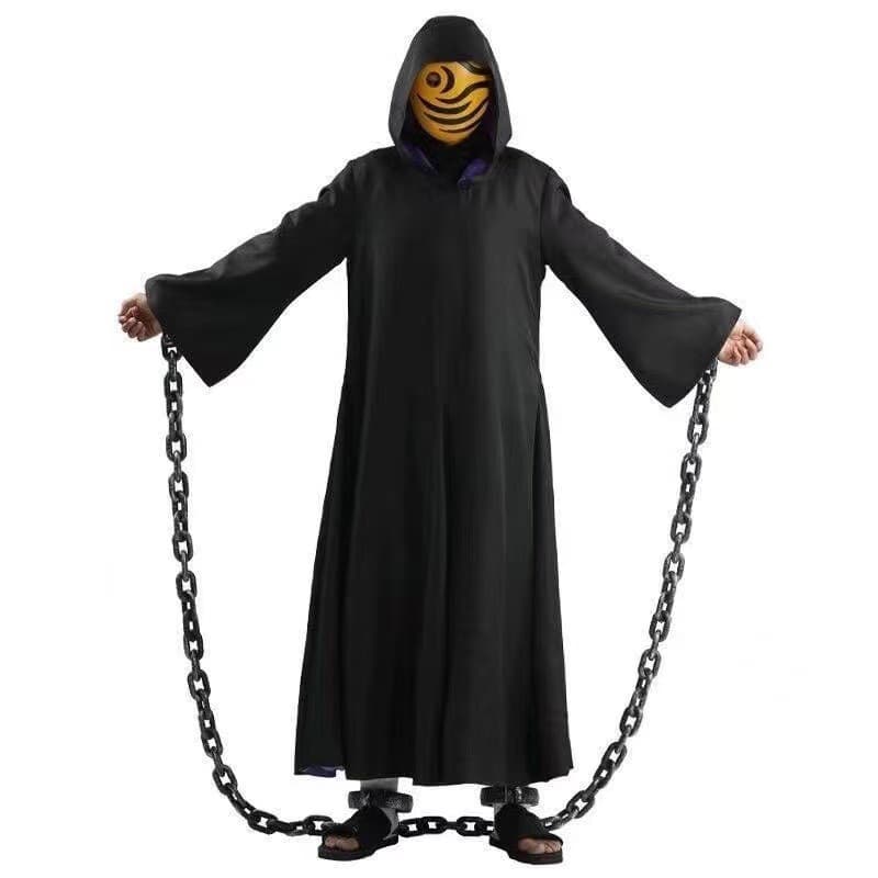 Naruto Obito Cosplay Costume Mask Man Cos Outfit Tobi Halloween Performance Costume Cartoon