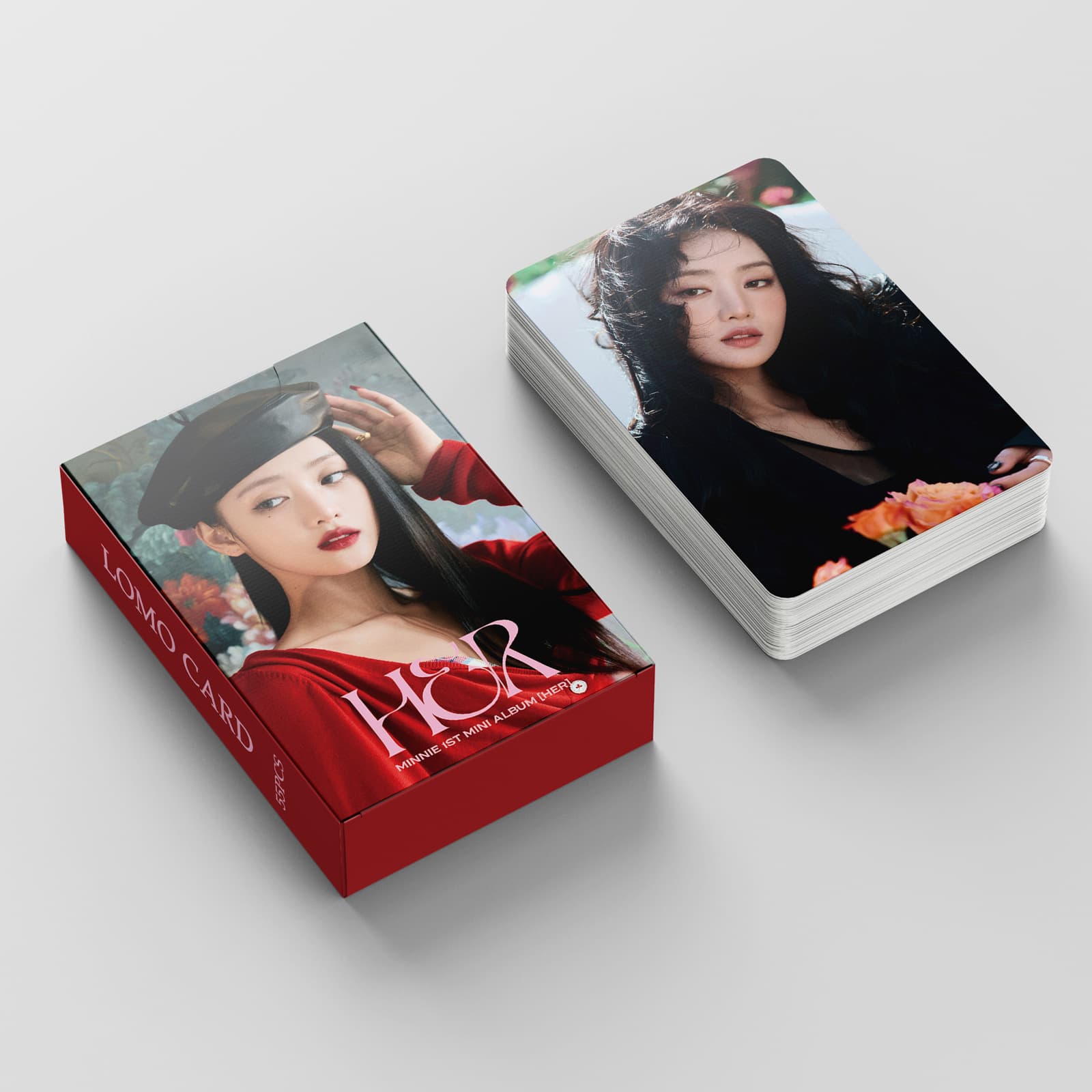 55 in-stock MINNIE photo cards HER GIDLE (G)I-DLE