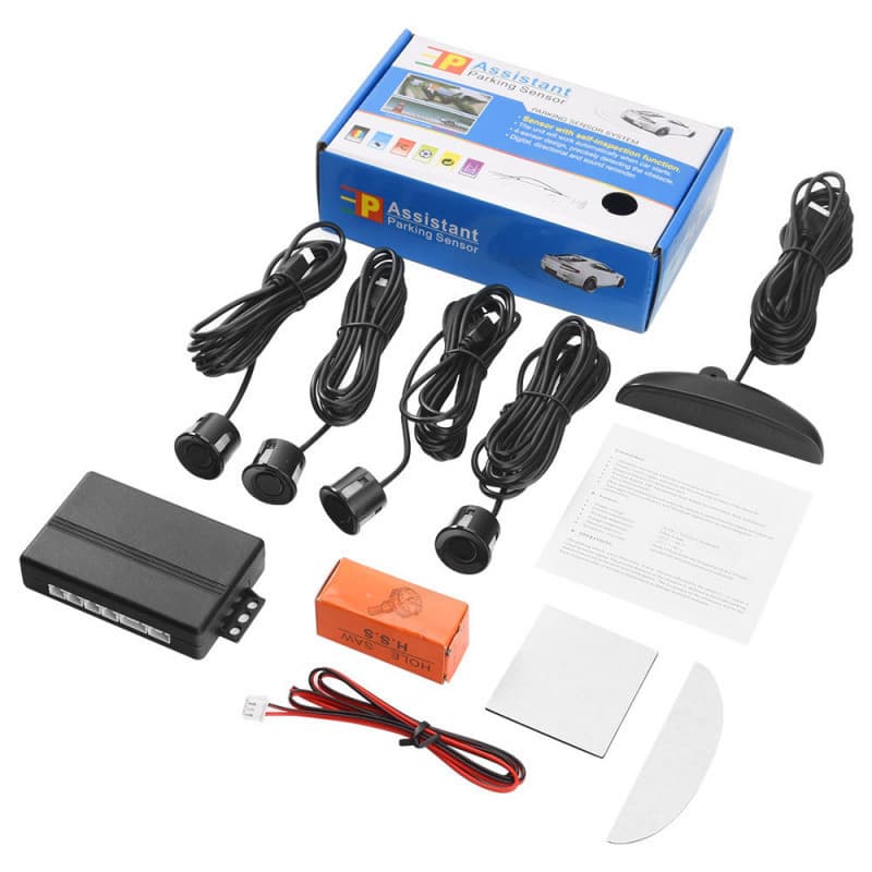 O1Z car buzzer reversing radar LED crescent buzzer 4 detection radar car reversing radar