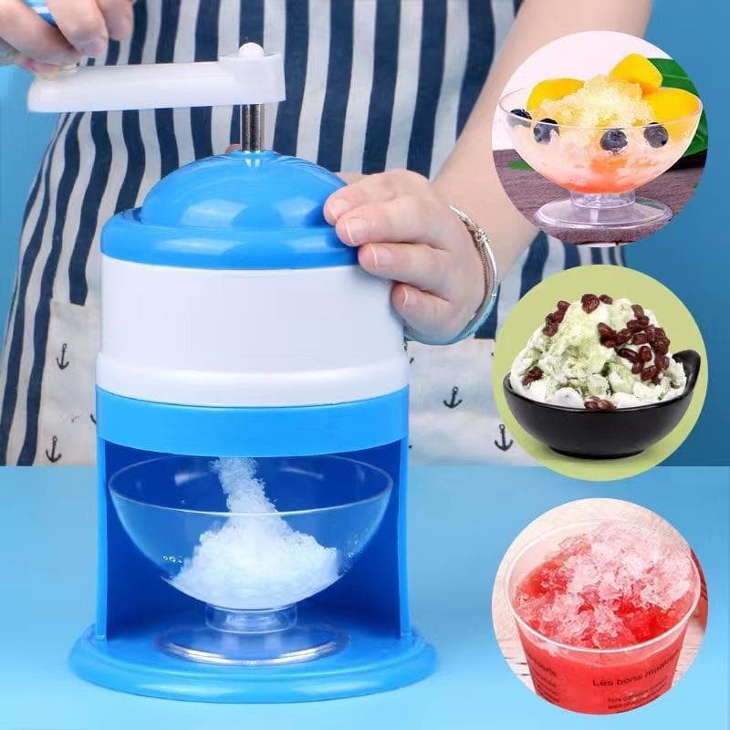 Cross-Border Hand-Crank Ice Shaver for Home Use, Manual Ice Shaver for Stalls, Fluffy Ice Breaker Hand-Crank Smoothie Maker