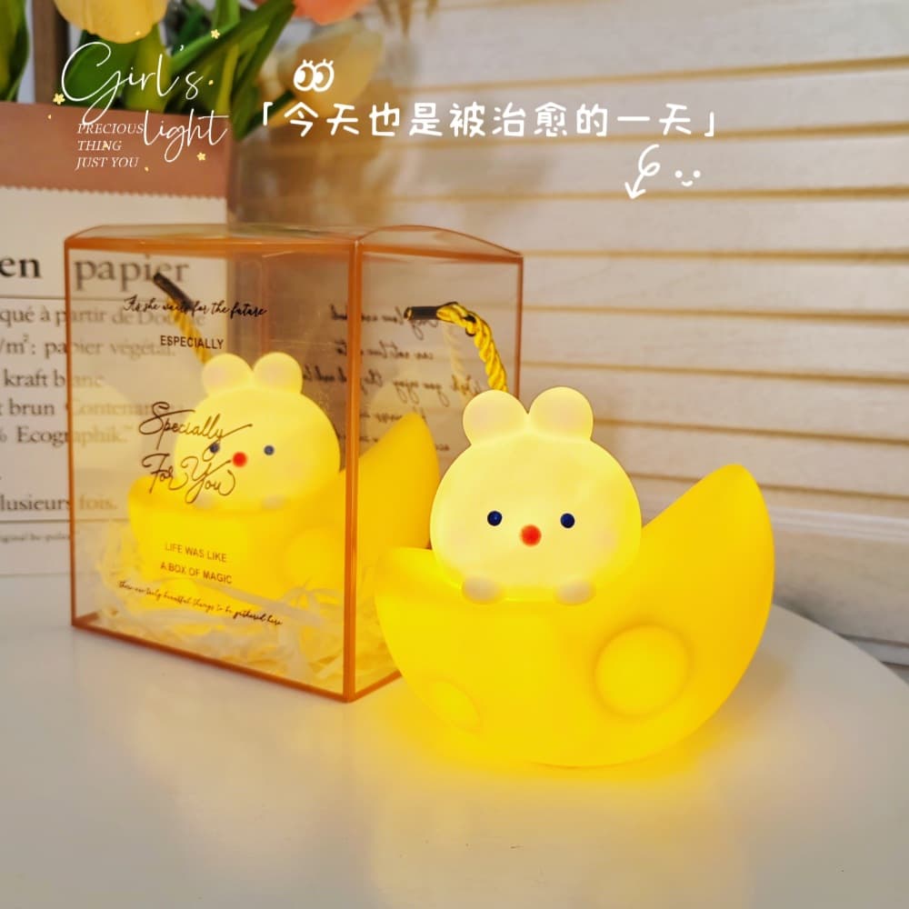 Cross-border Cartoon Night Light Wholesale Night Market Hot Seller Street Stall Cute Glowing Toy Creative Ambient Light Factory