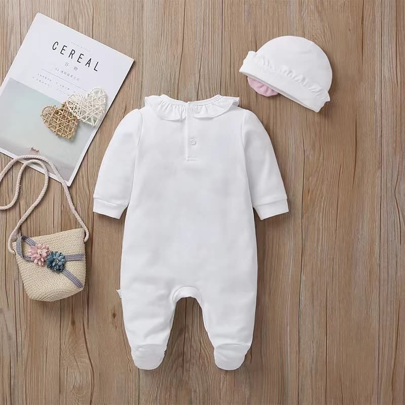 Cross-border Trade Baby Romper Footed Jumpsuit Autumn Winter Drop Shipping Infant Bodysuit Baby Clothes Onesie