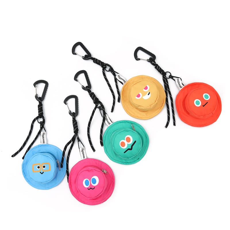 New portable storage pouch for coins keys, multifunctional change purse makeup earphone case printed mini bag accessory.