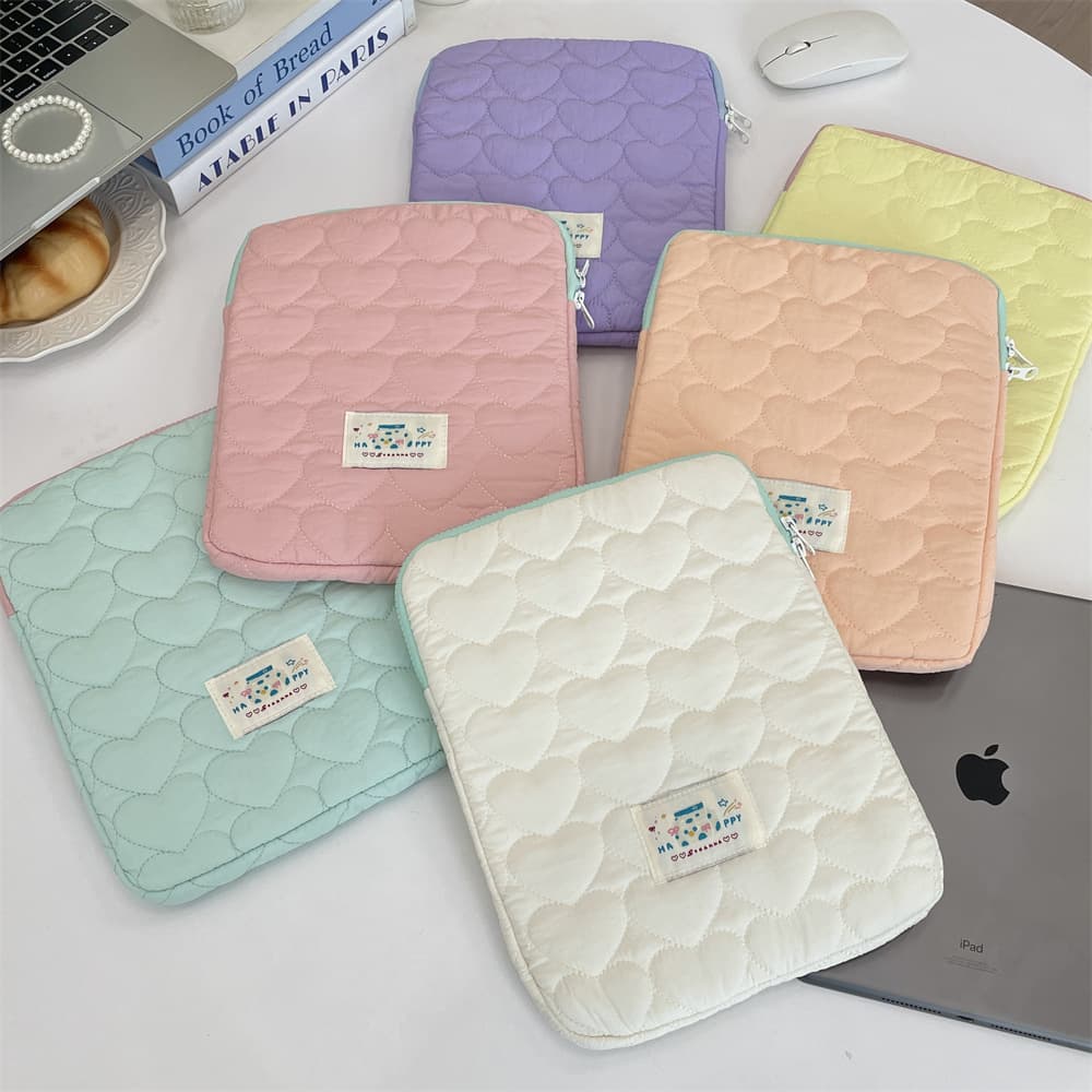 41251 Korean Soft Padded iPad Sleeve Bag 11inch Tablet Computer Bag 14-15inch Notebook Storage Bag