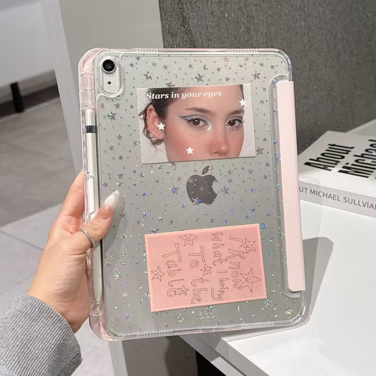 New Simple Star Design Compatible with iPad 11th Gen Case Air 8/7/6/5 Apple Tablet Case iPad 10.2 Inch