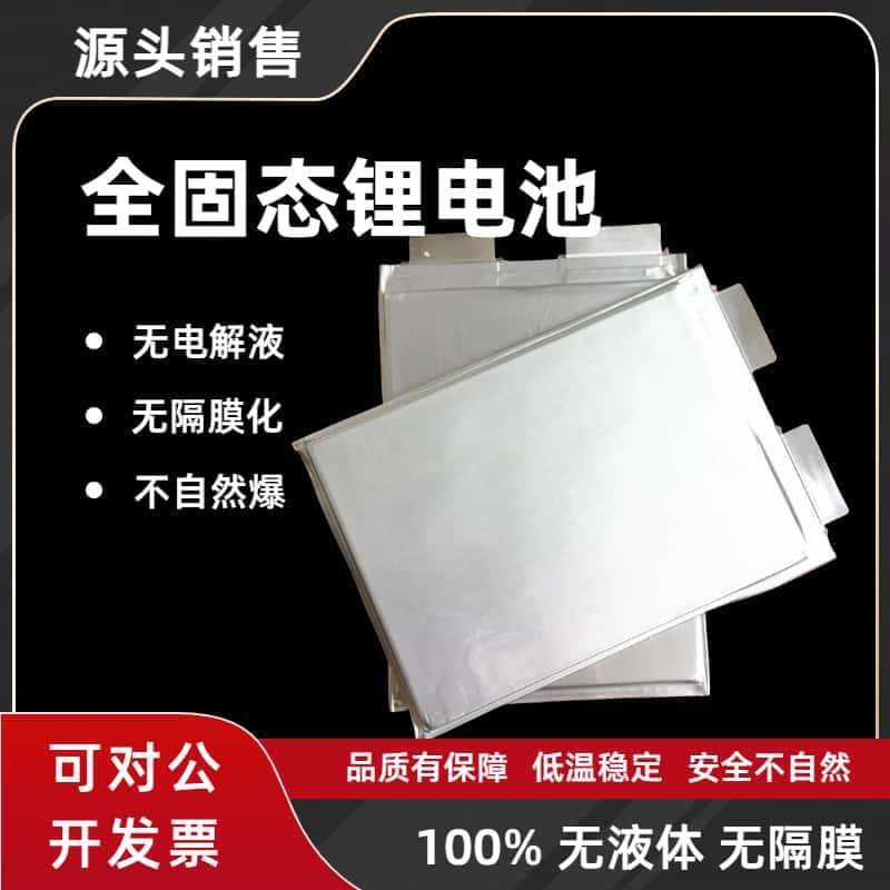 All Solid-State Lithium Battery 3.7V/3.2V Ternary Lithium Iron Phosphate Polymer High-Rate Low-Temperature Power Battery Cell