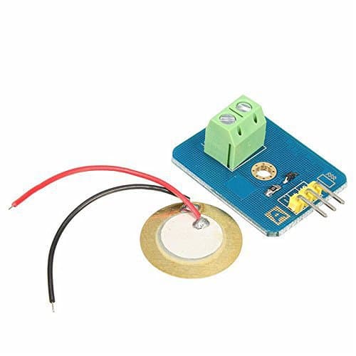 Simulated Piezoelectric Ceramic Vibration Sensor Vibration Sensor Electronic Building Block SUNLEPHANT