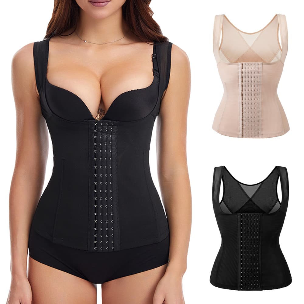 Plus Size Thin Seamless Shapewear for Women, European and American Style, Tummy Control, Body Shaping, Waist Shaping Vest, Tight Corset
