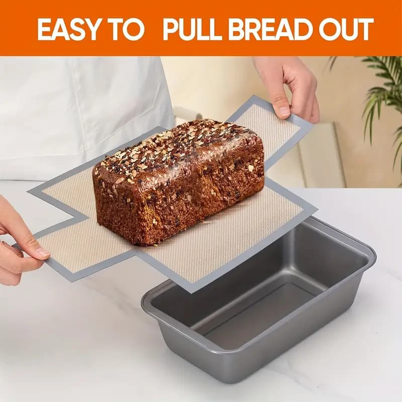 FCM Hot Sale Silicone Pot Mat Dutch Thickened Silicone Baking Mat Double Ear Bread Mat Oven Mat European Bread Baking Mat