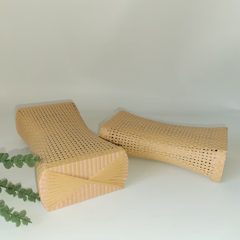 PP Imitation Rattan Hollow Cooling Pillow, Summer Hollow Pillow, Steaming Pillow, Cervical Spine Pillow, Beauty Salon Bath, Imitation Rattan Pillow
