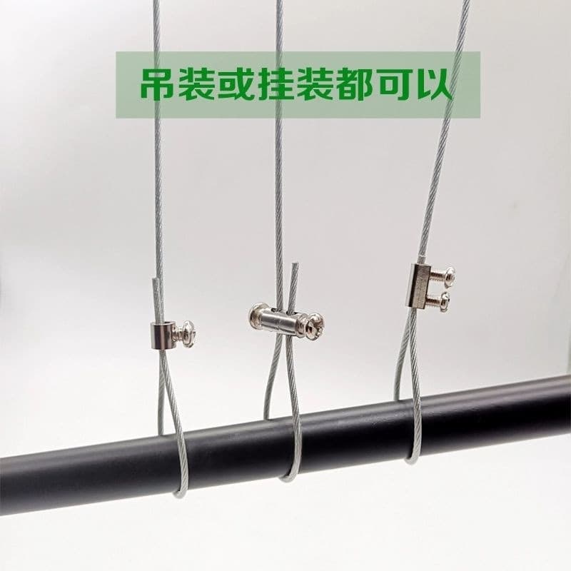 Stainless Steel Wire Rope Copper Lock for Billboard Light Box Fixture Hanging Installation
