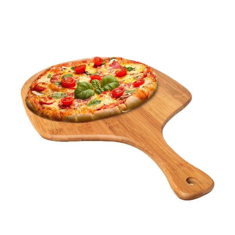 Wooden Pizza Tray Barbecue Snack Western Dining Steak Plate Baking Wooden Tray Cheese Plate Kitchen Utensils Daily Use